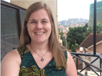 Sarah Lofgren in Uganda